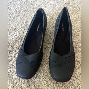 Easy Spirit Women's Acasia  3 Oxford Black Flats Size 11